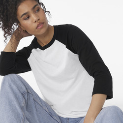 Canvas Unisex 3/4 Sleeve Baseball T-Shirt