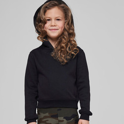 Girls cropped sweat hoodie Curtain Upp